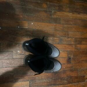 Nike Black and Gray Men's Boots